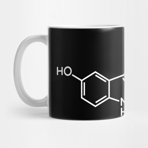 Serotonin molecule by evermedia